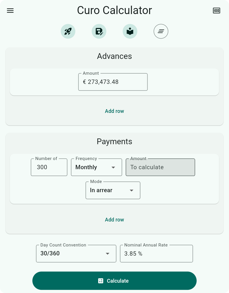 Step 3: Determine the variable-rate repayment value