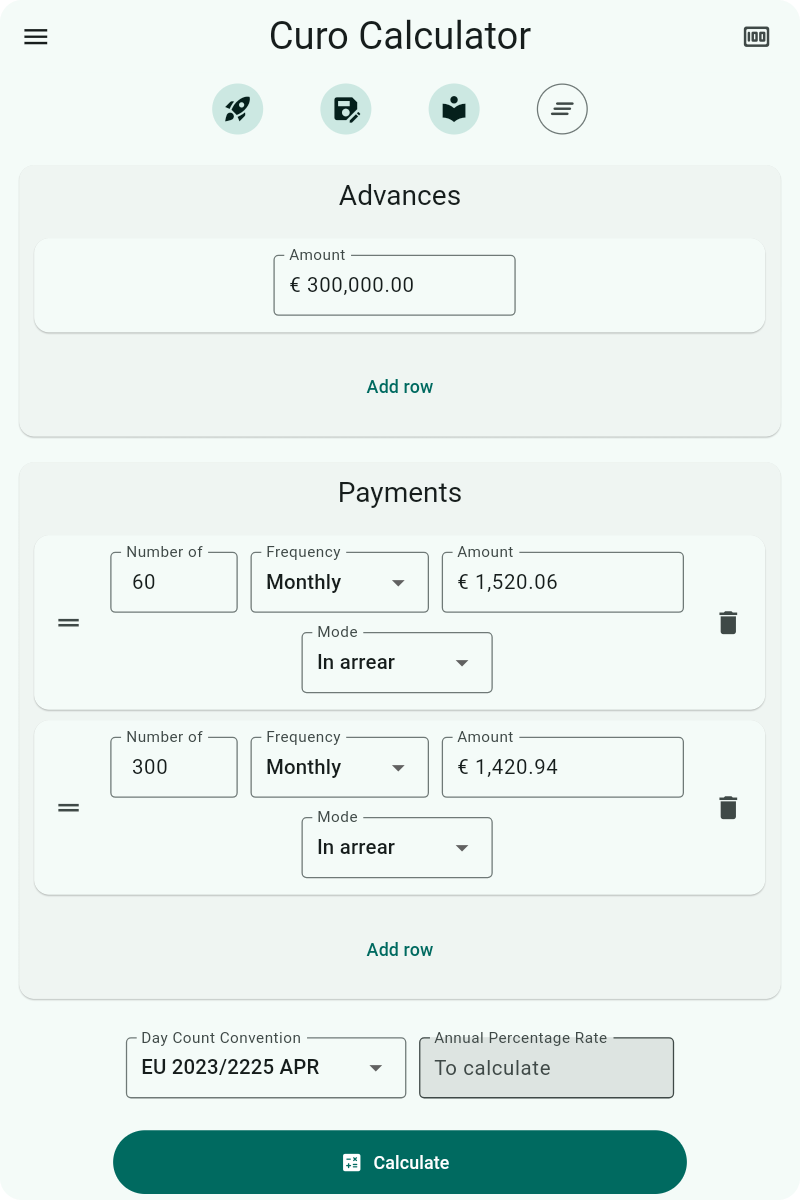 Step 4: Determine the NAR and APR