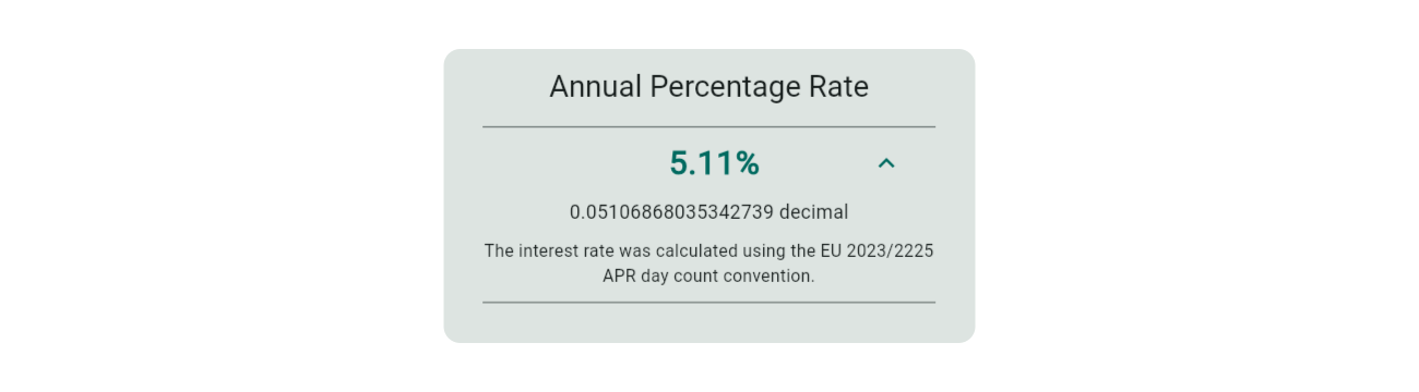 APR Rate