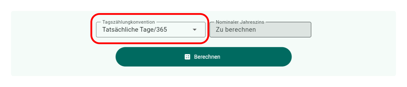 Konventions-Dropdown