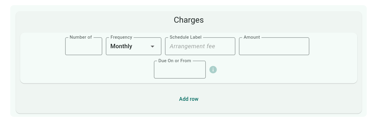 Charge Input